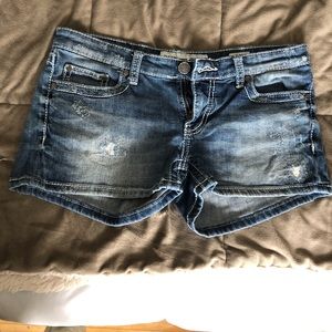 BKE denim shorts